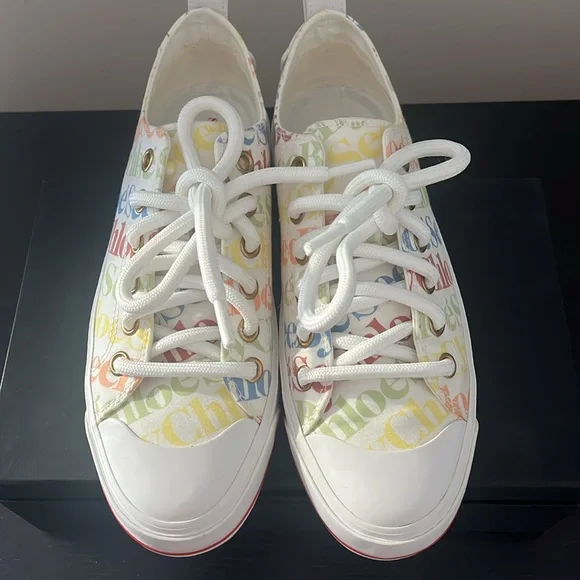 SEE BY CHLOE Colorful Tennis Sneakers - Picture 2 of 9
